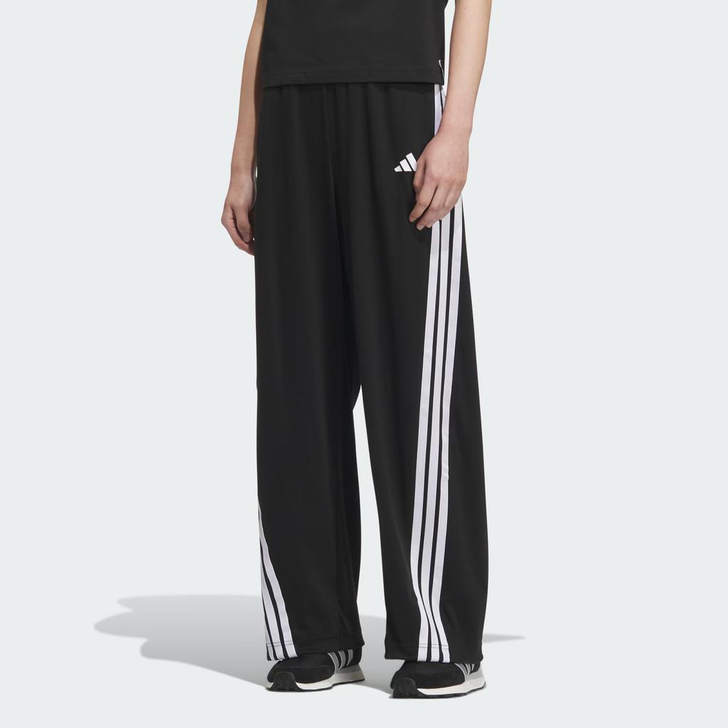 adidas БАНАНОВЫЕ ВЯЗАНЫЕ ШТАНЫ-ДЖОГГЕРЫ Повседневные брюки Женские Черные KE5802