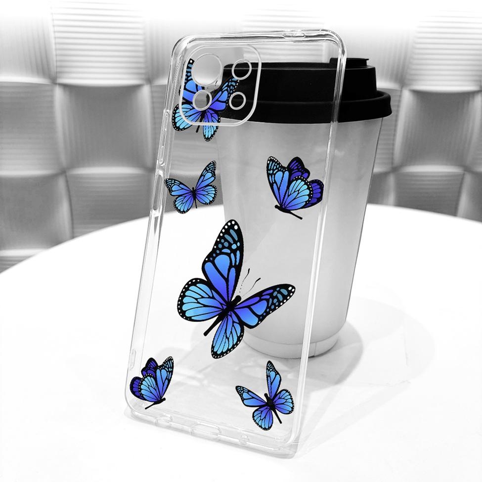 Clear Casing For Xiaomi Mi 11 Lite 4G Cover For Xiaomi Mi 11 Lite 5G Case Cute Cat Fashion Butterfly Funny Painted