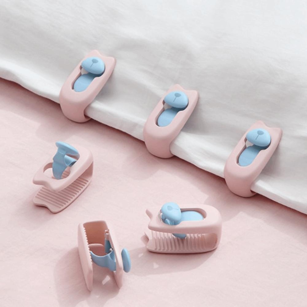6Pcs Nonslip Quilt Clip No Damage Design Quilt Fasteners Duvet Clips Curtain fixation