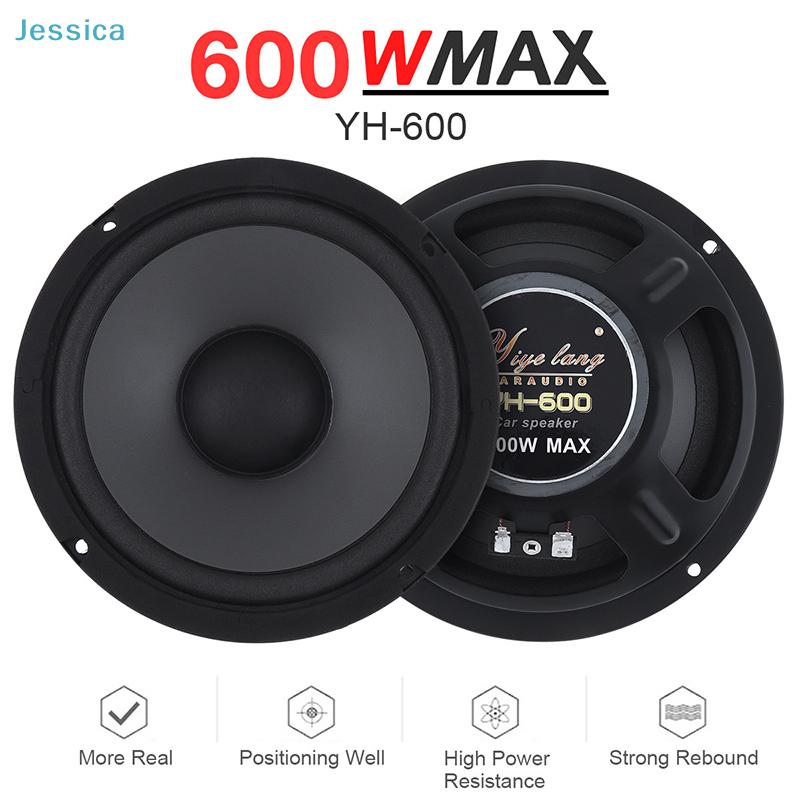 600W Max Car Audio Speaker (Yh-600) - High-Power Vehicle Sound Speaker With Clear Sound Strong Rebound