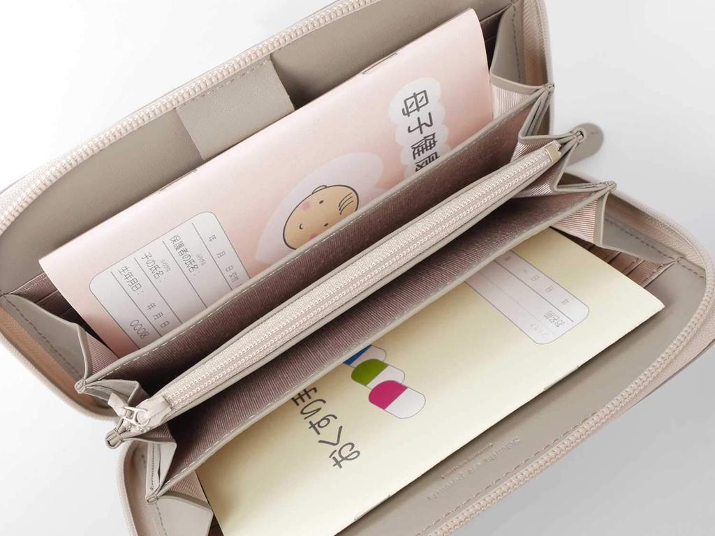 Чехол для ноутбука Noir Maternity для беременных, серый, многофункциональный, для хранения лекарств, большая емкость, цветная, из натуральной кожи, надеваемая на руку, NSL-7802