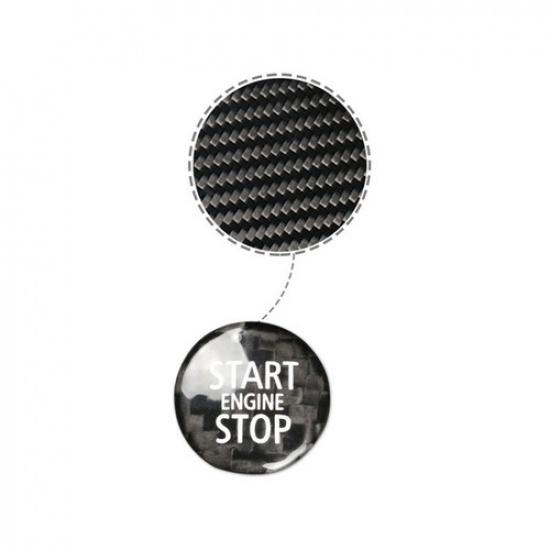 Carbon Fiber Car Engine Start Button Cover For MINI Cooper R56 R57 R58 R59 R60