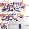 Large Nekopara Escritorio Mouse Pad Non-Slip Rubber Laptop Cushion Gabinete Gamer Mousepad Pc Kawaii Cute Anime Girls Deskmat