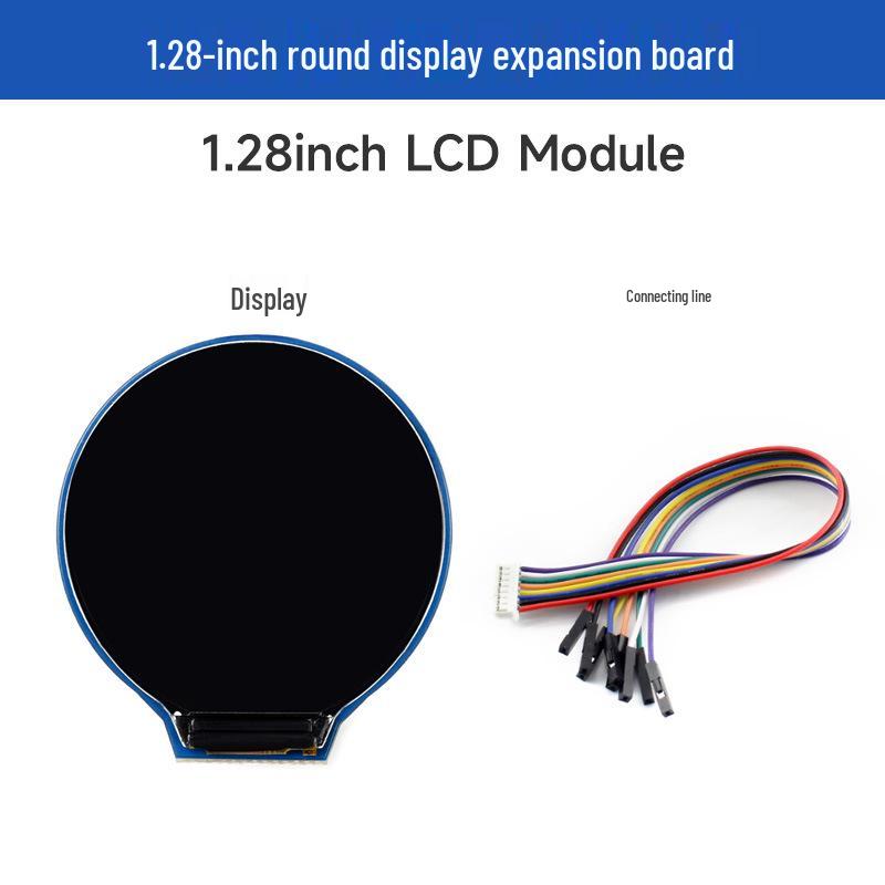 1.28" Round LCD Screen Module, 240x240 Pixels, SPI Interface