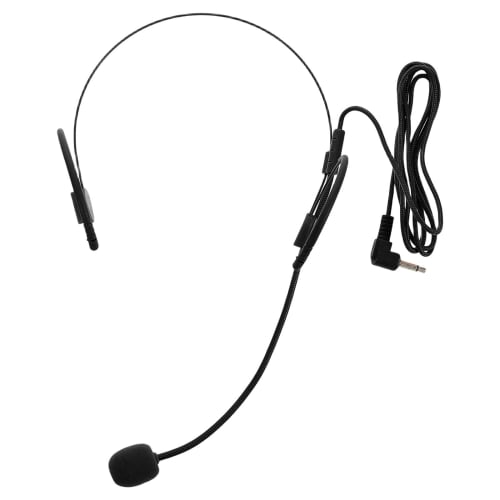 ERINGOGO Headset Microphone for Speakers, Teachers, and Education, Wired Microphone, Lightweight, Comfortable, Portable, and Convenient, Black
