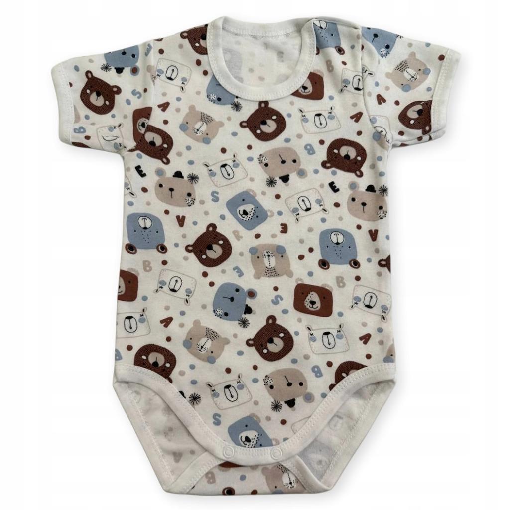 Bodysuit for premature baby 50 Short Sleeve Cotton 100% From the manufacturer in Animals