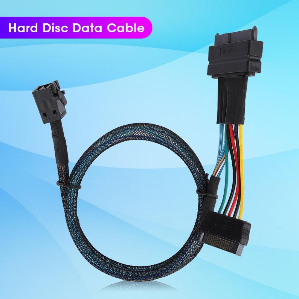 50cm SFF8643 to SFF8639 Cable High Speed Server Connector Cable Mini SAS Cable  Mini Server Setup