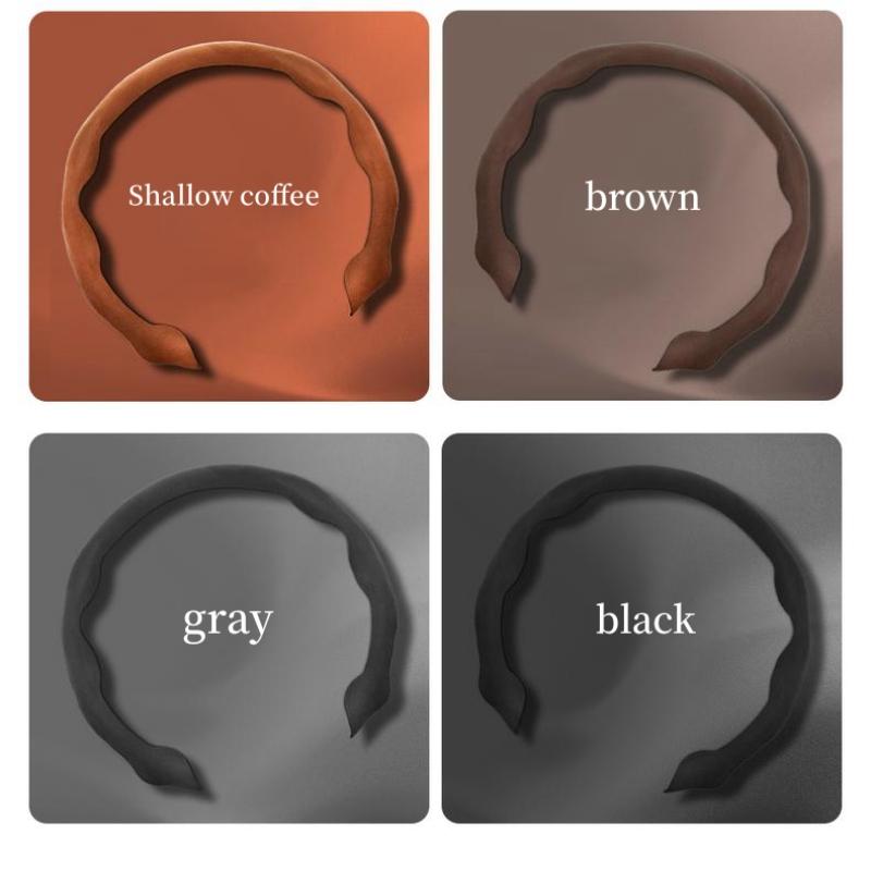 Card style suede ultra-thin car steering wheel cover, dynamic and fashionable universal version