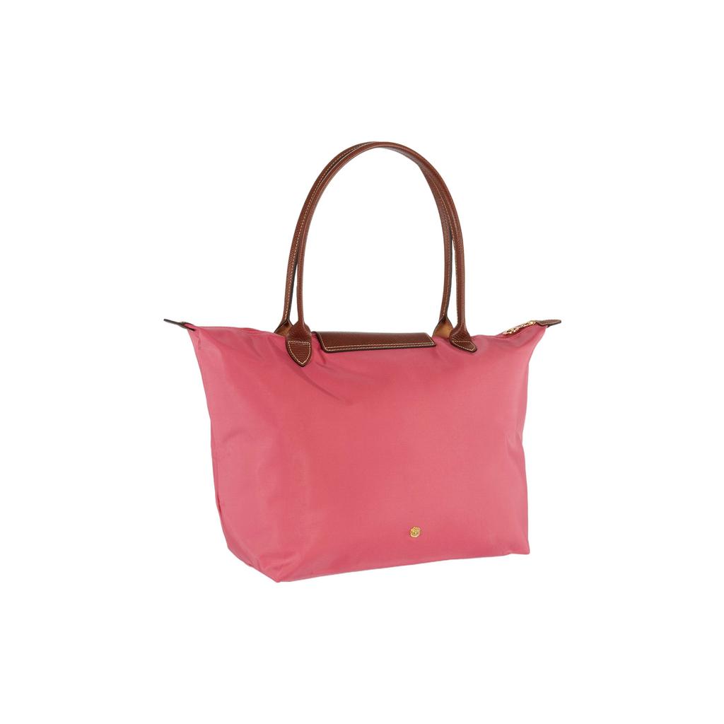 Longchamp Le Pliage 31 Большая вместимость Застежка на кнопку и молнию Сумка-тоут Женские сумки-тоут Розовый 1899089P76