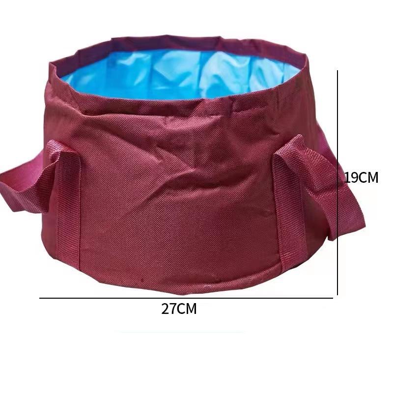 Складная дорожная ванночка для ног: Портативный таз для замачивания ног, умывания лица и стирки. Идеально для дома и улицы.