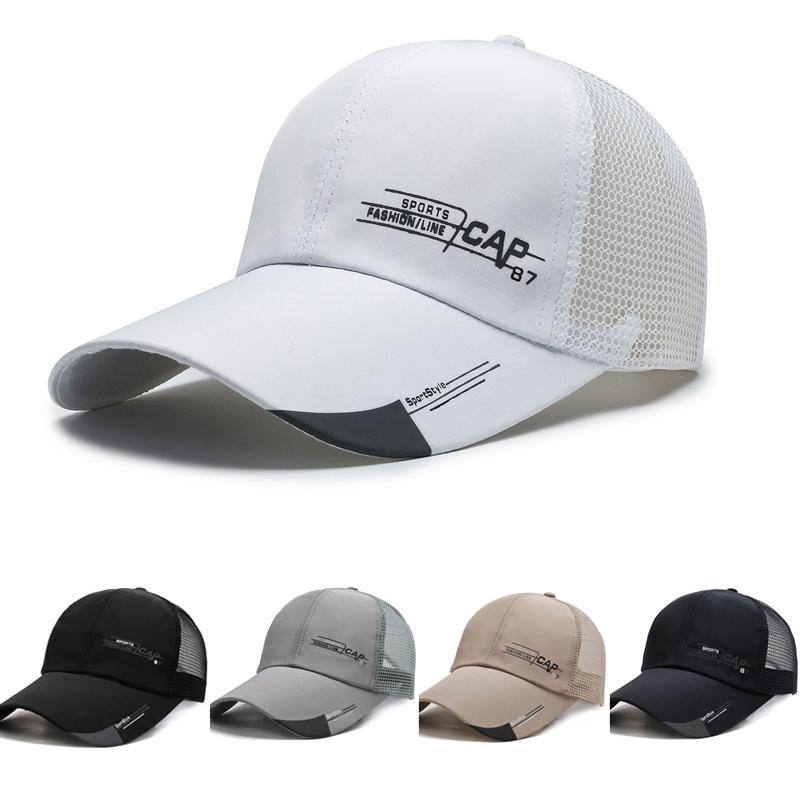 Бейсбольная кепка Trucker Snapback Mesh изогнутая мужская женская летняя шляпа от солнца