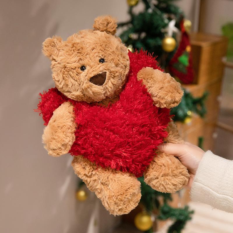 JC Heart Bear Plush Toy Triangle Cake & Magnolia Latte Milk Tea Cake