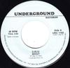 7-дюймовая пластинка LULU Shout URC1192 Underground Rec Канада Рок Б/у