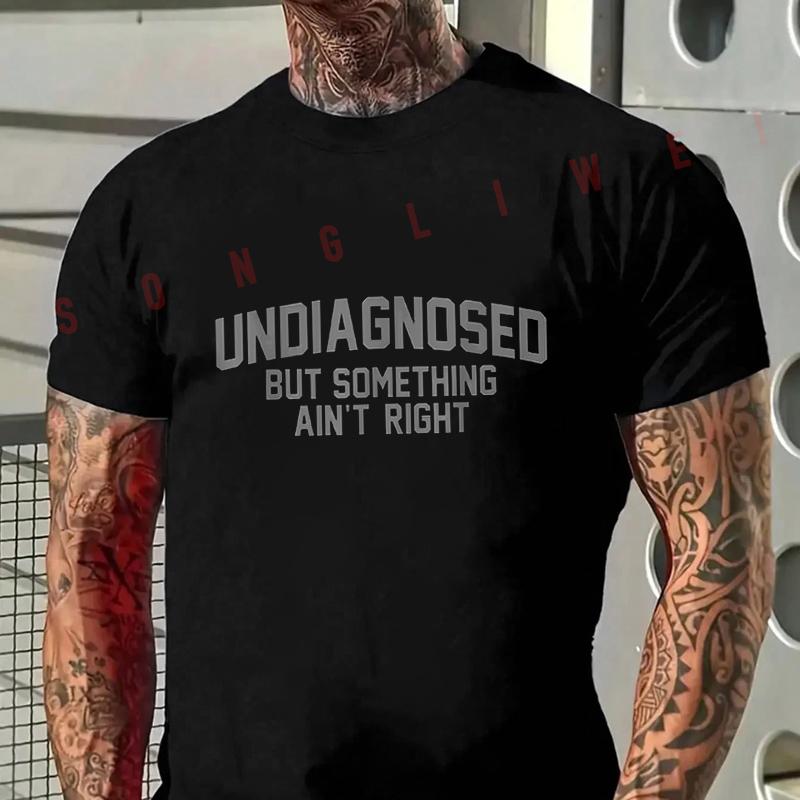 UNDIAGNOSED BUT SOMETHING AIN'T RIGHT Graphic Moto Men's Casual For Summer Comfortable Short S