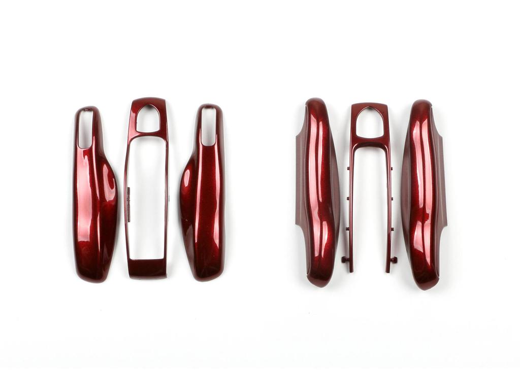 Porsche Key Shell Mod - Fits Cayenne, 718, Macan, 911, Panamera, Taycan - Cherry Red