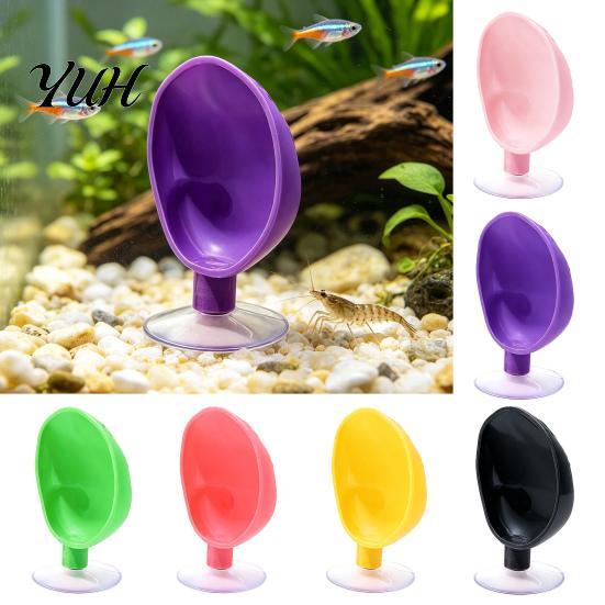Aquatic Resting Platform Betta Hammock Shell with Suction Cup, Safe Bed, Small Plastic Tank Ornament Fish Hide, Bubble Nesting Spot for Decor