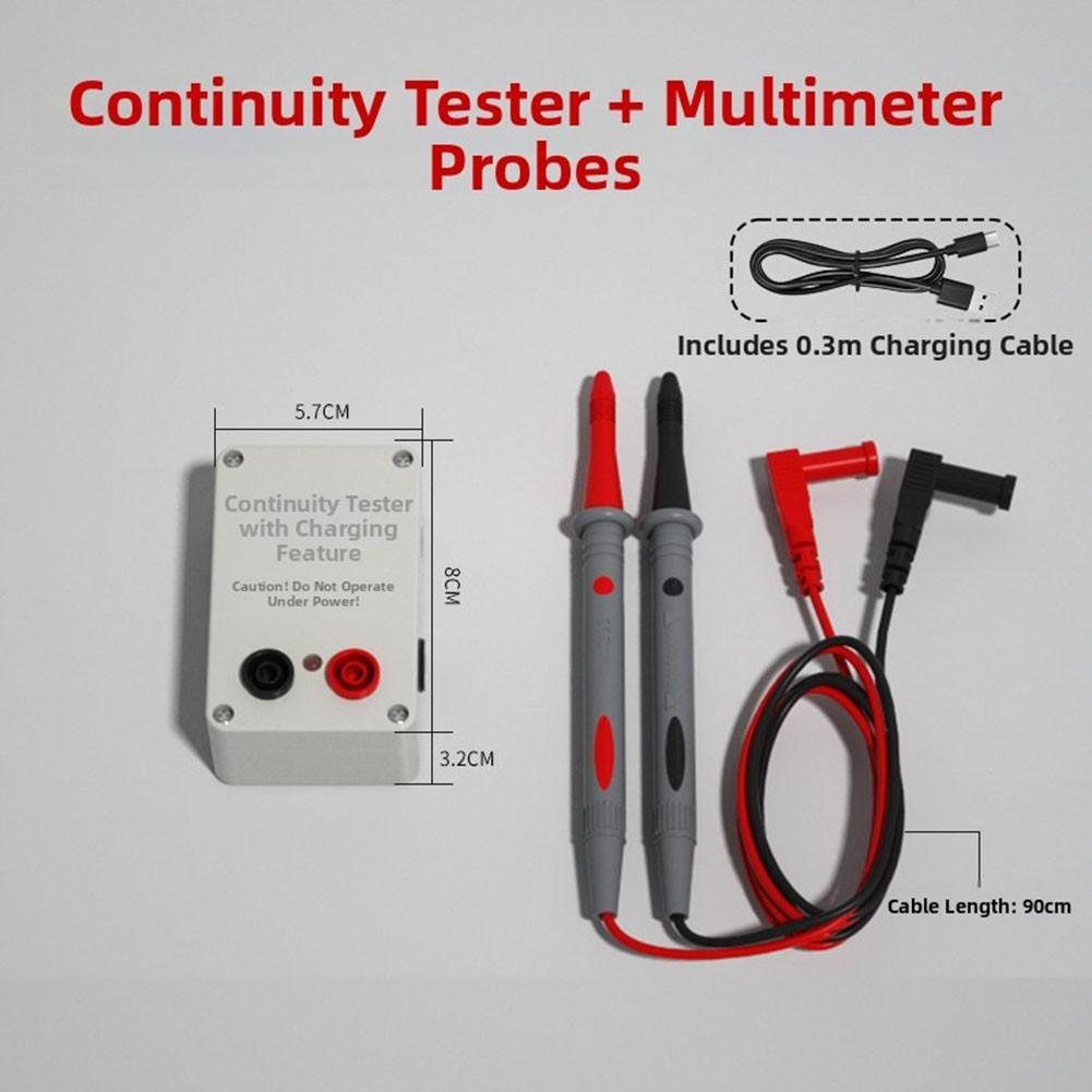 Audible Alarm 100 DB Continuity Tester 9V Buzzer Tester Indicator Light