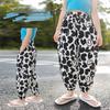 Mumu House Girls' Summer Mosquito Repellent Wide-Leg Cropped Pants