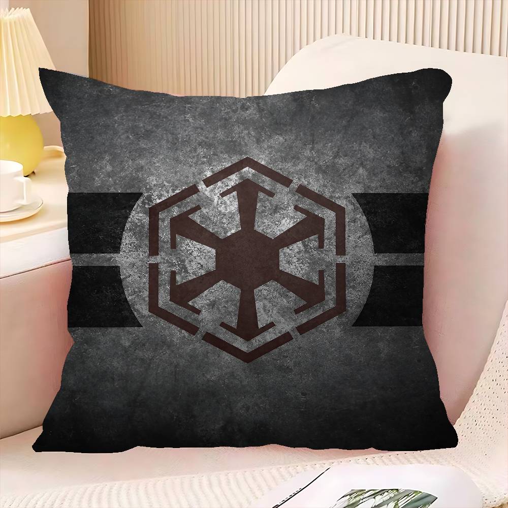 S-Stars W-Wars Логотип 45*45 см Наволочка для подушки Декор Наволочка для домашней подушки Наволочка для диванной подушки