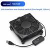 Protective Net Router Cooling Fan Dual Fans USB Radiator Base Router Cooling Stand  Office/Home Use
