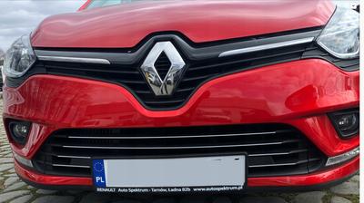 Renault CLIO IV - ХРОМИрованная накладка на решетку радиатора