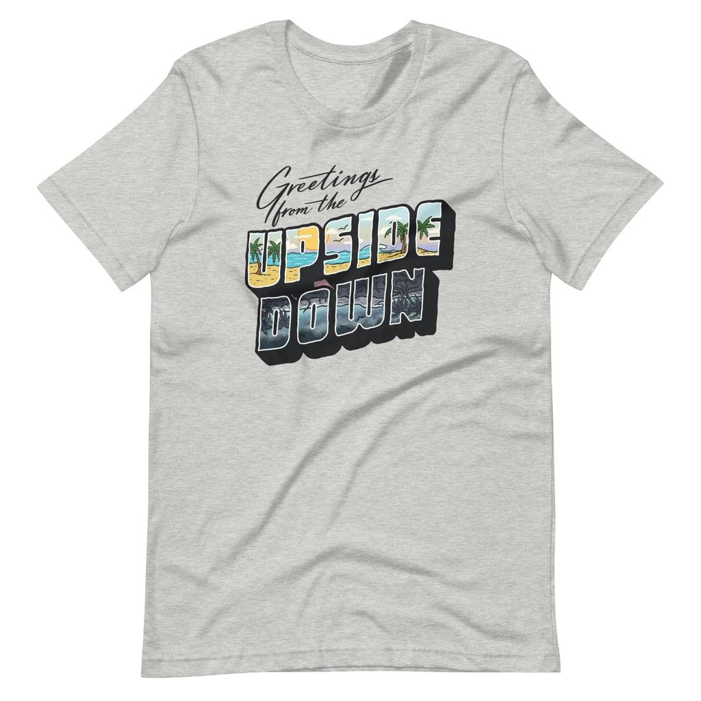 GREETINGS FROM THE UPSIDE DOWN RETRO UNISEX STRANGER THINGS T-shirt SEASON 5