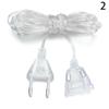 Lantern Line Transparent 3m With Switch Extension Cord 220V Cable Light String Extension Cord