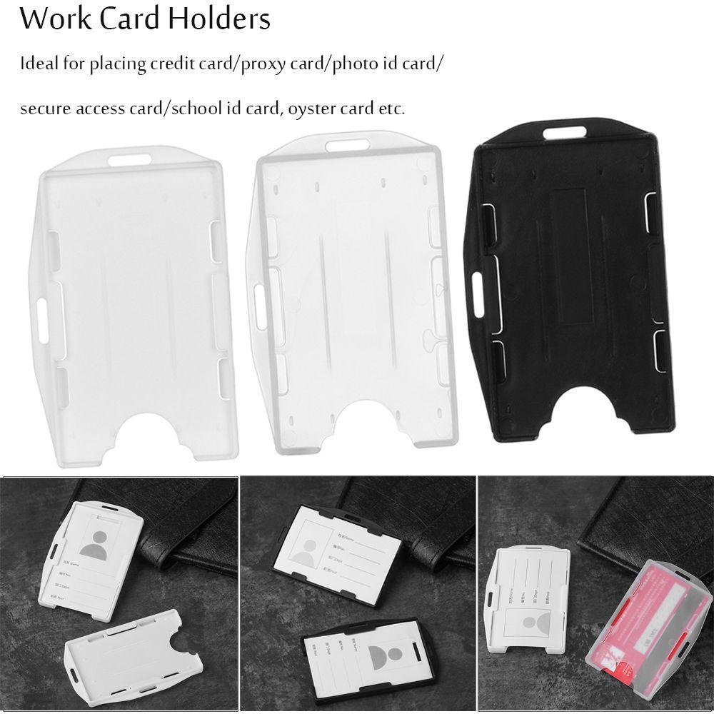 Protector Cover ID Business Case Badge ID Card Pouch Work Card Holders Name Card Card Sleeve
