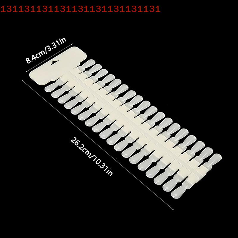36 шт. Натуральный/Прозрачный цвет Карточка Съемный Дисплей для нейл-арта Накладные типсы Подставка Дизайн Капля Маникюр Гель-лак Инструмент для практики