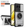 Чехол для Realme 11 5G Чехол Realme 11X Чехол для телефона Narzo 60x Магнитный складной держатель Magsafe Защитный чехол «Военная броня» для камеры