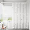 with Hooks Bath Curtain EVA Toilet Curtain Durable Privacy Curtain  Dormitory