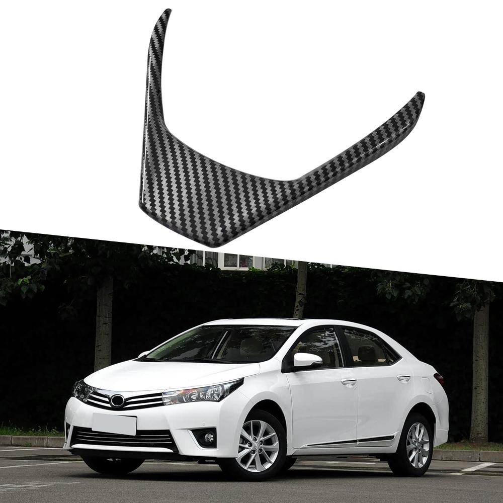 Car Steering Wheel Trim Cover Sticker for Toyota RAV4 2013-2018 Corolla Altis 2014-2017 Steering Wheel Molding Car Accessories