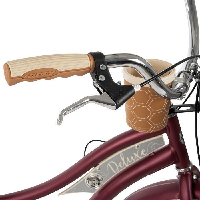 Vélo de Ville - HUFFY - Deluxe Cruiser - 26 pouces - Vitesse unique - Panier & porte-bagages