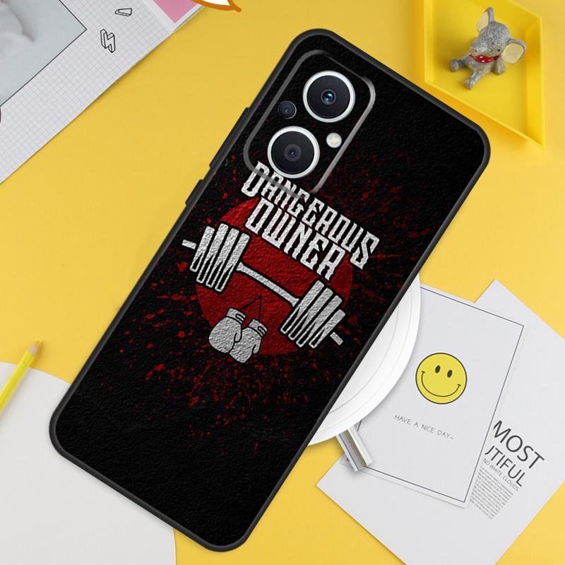 Предупреждение Злой Опасность Владелец Для OPPO Reno 14F 13F 12F 11F 13 12 11 10 14 Pro 7 8 Lite 8T OPPO Find X5 X6 X8 X9 Pro Чехол