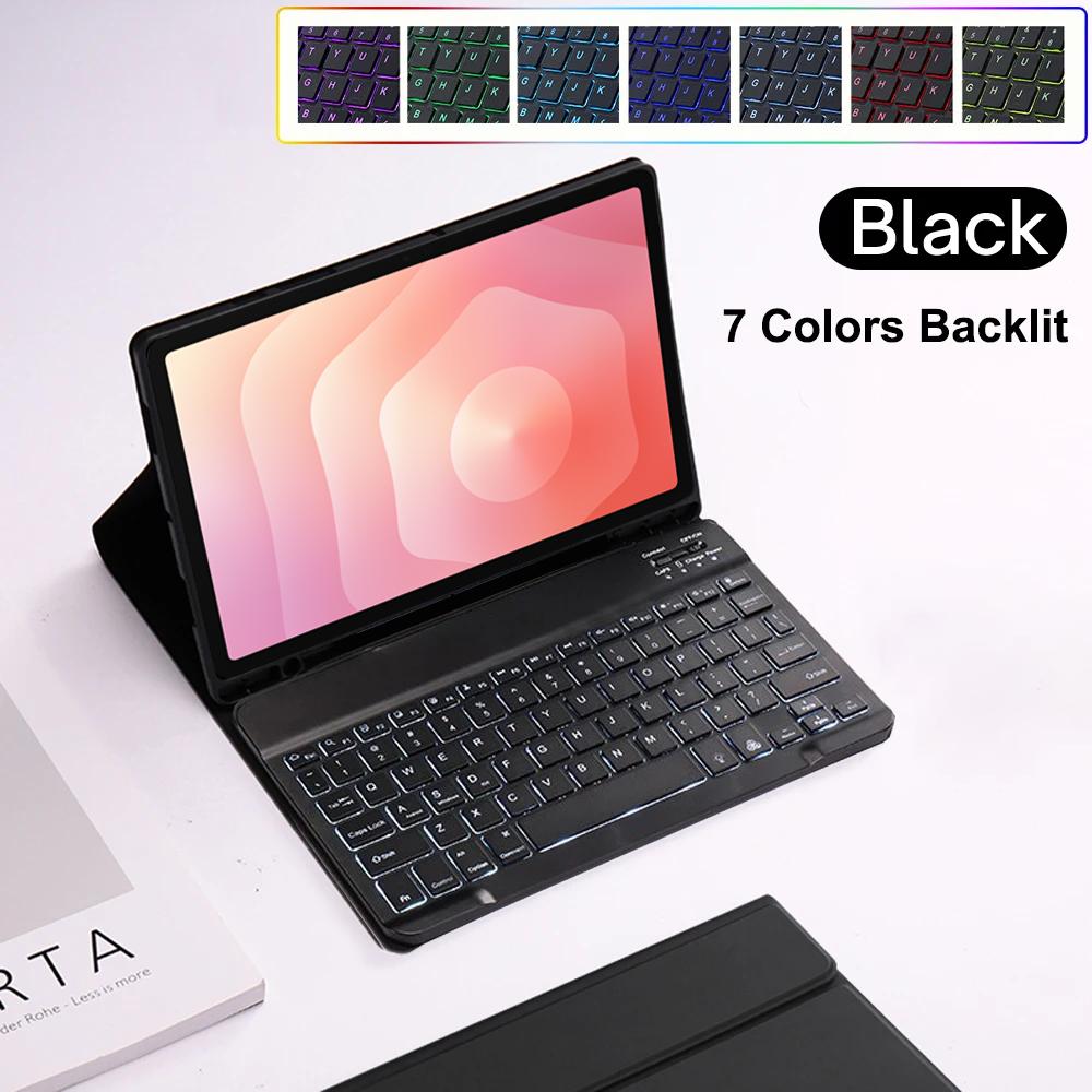 Чехол-клавиатура для Samsung Galaxy Tab S11 11 дюймов, Беспроводная Bluetooth-клавиатура-обложка для чехла планшета Galaxy Tab S11 11 дюймов
