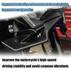 for Z900 2024 Motorcycle Sports Downforce Naked Front Spoiler Aerodynamic Wing Deflector 2020-2024 Motorcycle Parts (Black)