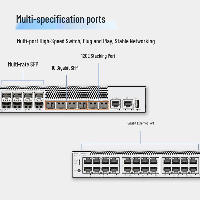Huawei S5735-L24T8J4XE-A-V2 Enterprise Switch
