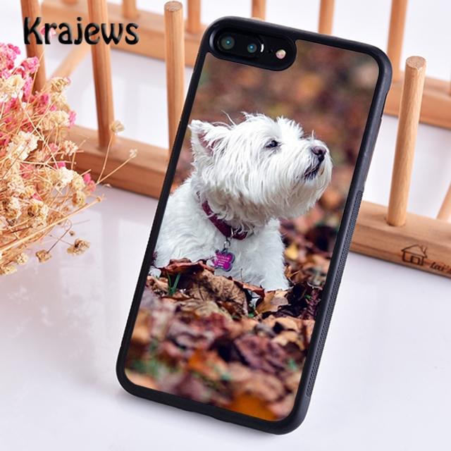 Krajews West Highland White Terrier Dog Soft Phone Case For iPhone 14 5 6s 7 8 Plus XR XS 11 12 13 Pro Max Samsung S21 S22ultra