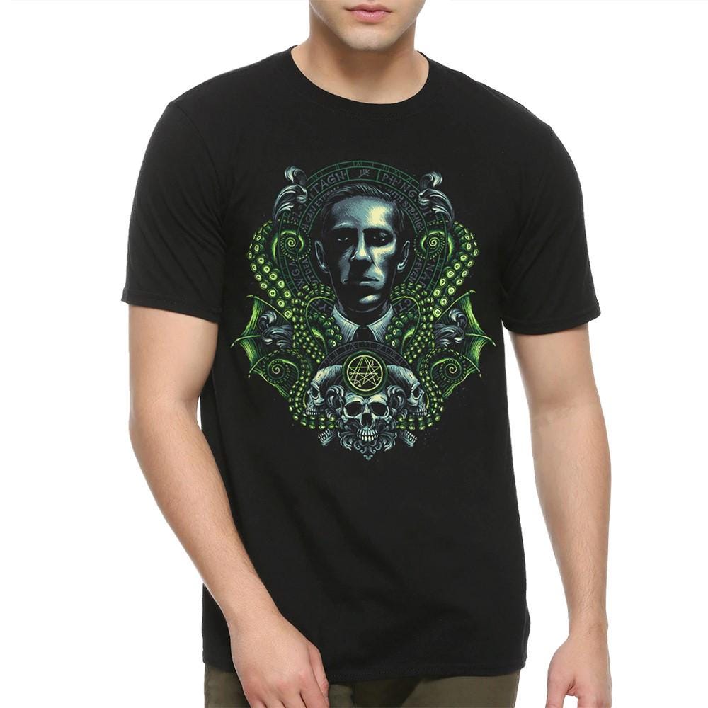 Howard Phillips Lovecraft T-Shirt, Men's and Women's Sizes (BOK-960011)