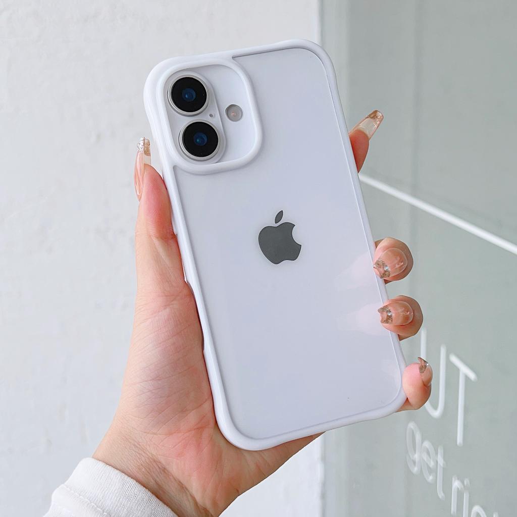 Прозрачный акриловый чехол-бампер конфетного цвета для iPhone 16 15 14 13 11 12 Pro Max Mini XR XS X 7 8 Plus SE