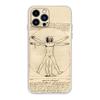 L-Leonardo da Art Vinci Phone Case For IPhone17,16,E,15,14,13,12,11 Pro Max XR XS Max Plus Cute INS Cover Case