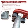 Fix Damaged Threads Pipeline Processing Wrench Coarse-thread Pipe Wrench  Repair