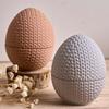 3D Пряжа Яйцо Свеча Банка Силиконовая Форма DIY Пасхальные Украшения Изготовление Гипс Смола Контейнер Цветочный Горшок Формы Поделки Подарки