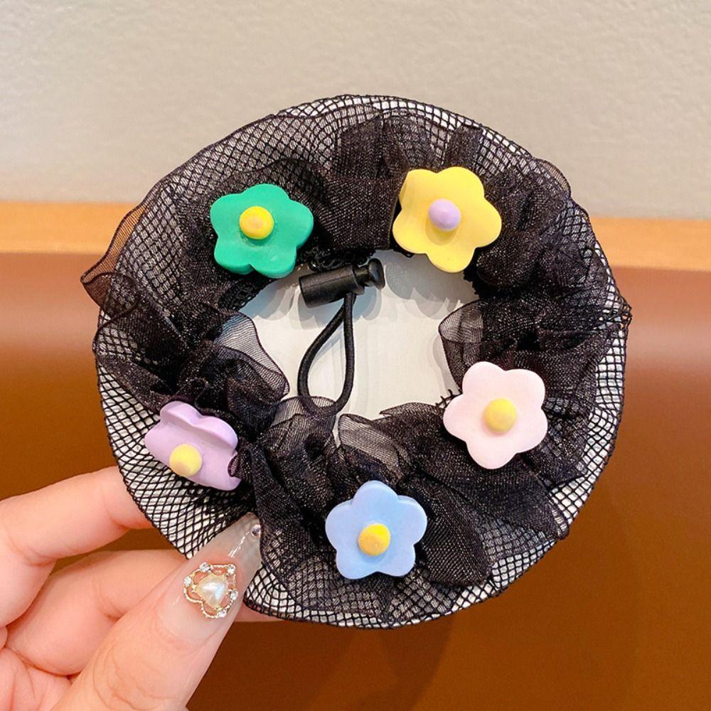 Модный головной убор балетная сетка для волос корейский стиль для девочек чехол для пучка снуд эластичная сетка для волос для детей