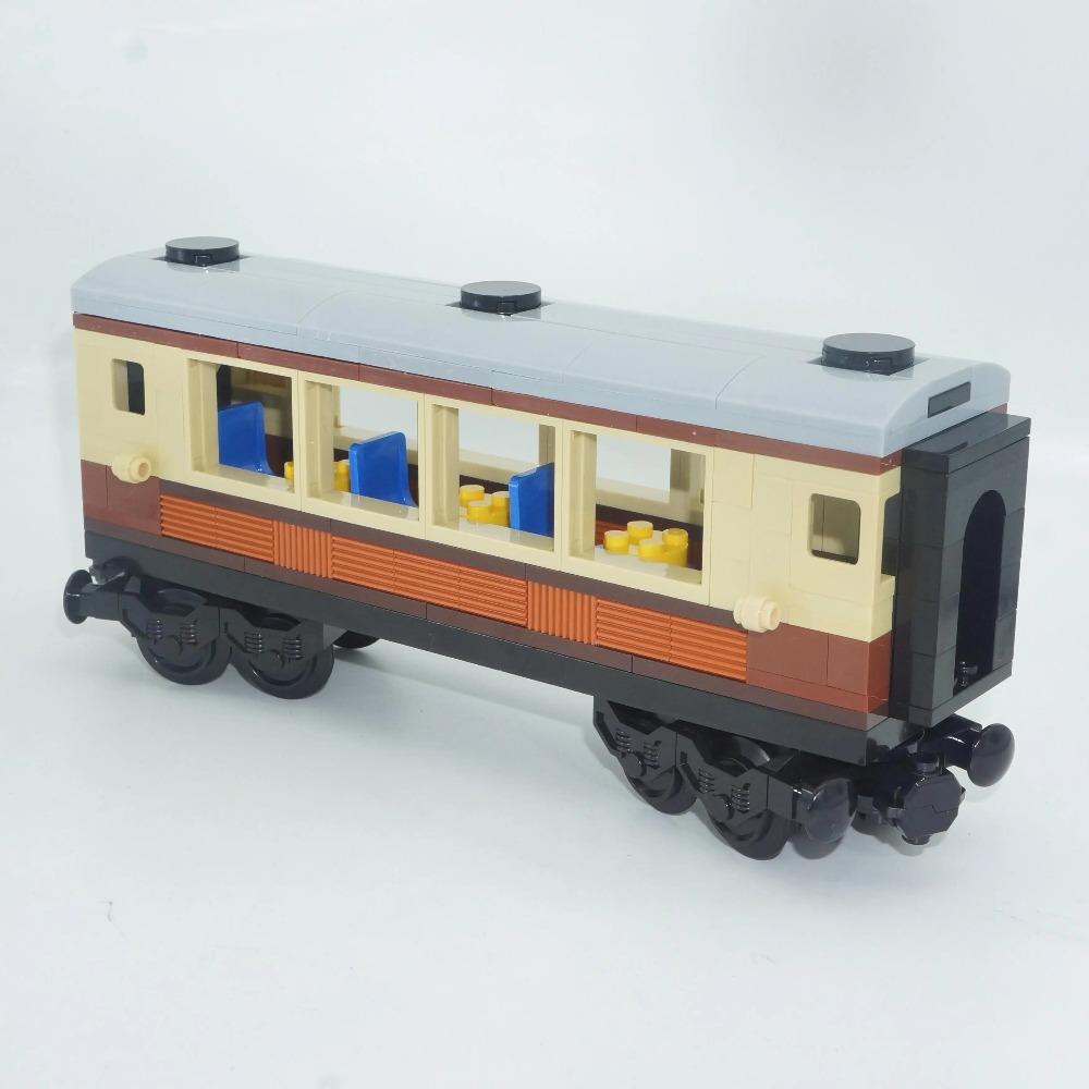 Городской поезд Технические Строительные Блоки 6x24 Основа Пассажирский Грузовой поезд Магнитное Соединение Колесо Вагон КреативныеИгрушки для Детей