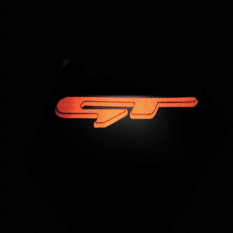 2PCS for Kia GT Badge K5 Sorento CERATO Logo Led Car Door Welcome Lights Laser Projector Ghost Atmosphere Courtesy Decor Lamps rdxbt90