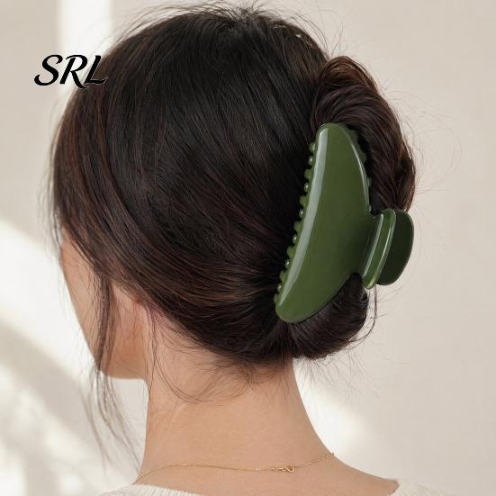 Durable Hair Clip Large Shark Claw, Leopard Pattern Clip, Firm Grip Plastic Claw Shower Back Head for Daily Party Outing Accessory