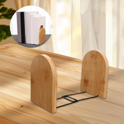 2 шт. Деревянные подставки для книг, настольные украшения, прочные украшения для книжных полок, держатели для книг