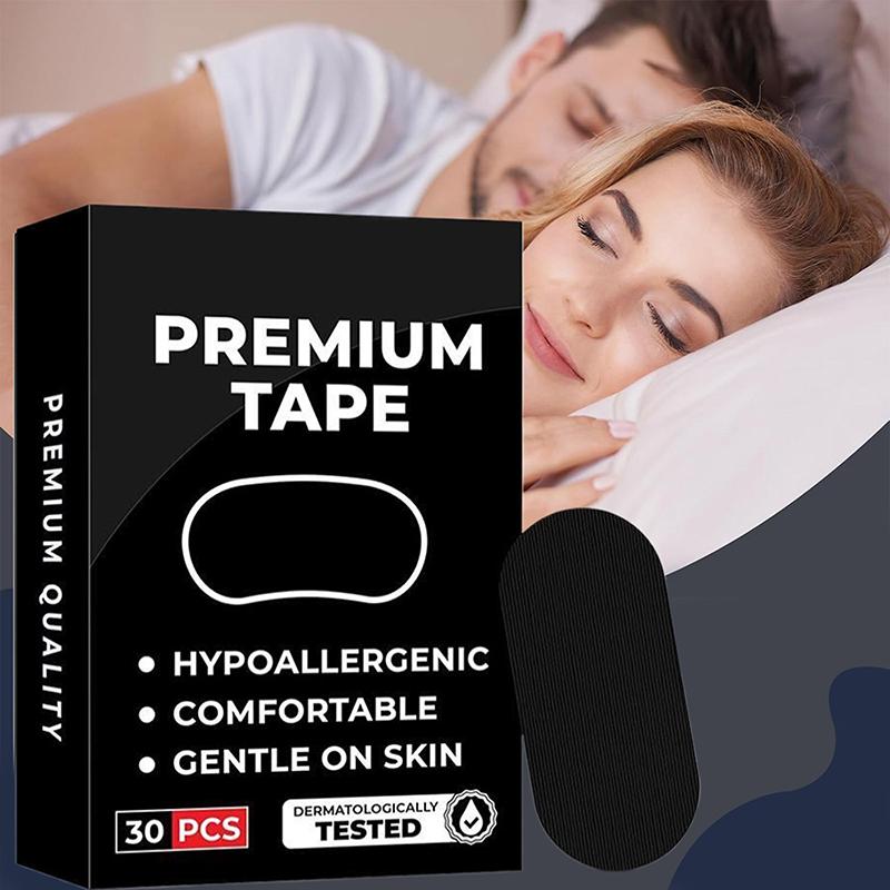 30Pcs Anti Snoring Sleep Mouth Tape Best Breathing Nasal Strips Medical Grade Improved Sleeping Keep Mouth Close Prevent Snoring