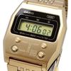 Casio Digital Watch, Vintage Series, Reproduction Design, A1100G-5, Unisex, Gold, Overseas Model [Parallel Import]